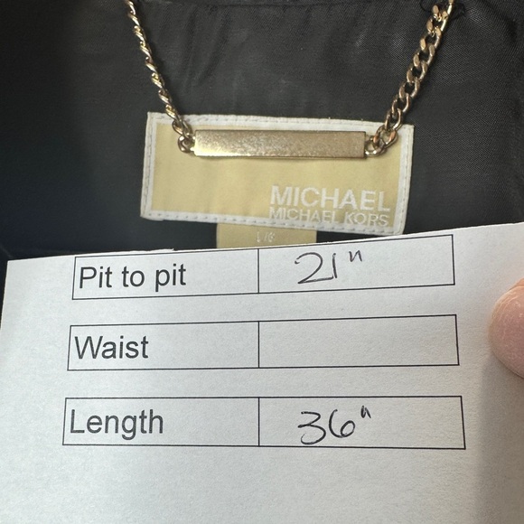 Michael Kors Black Hooded Trench Coat - Picture 14 of 14